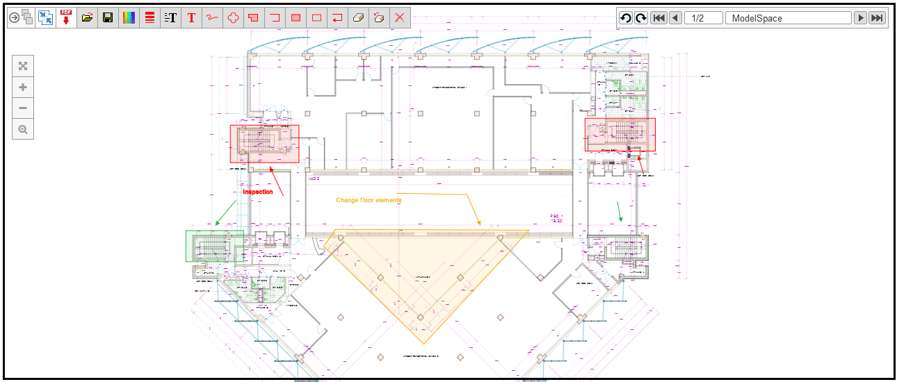 CADViewer Redlines Overlay