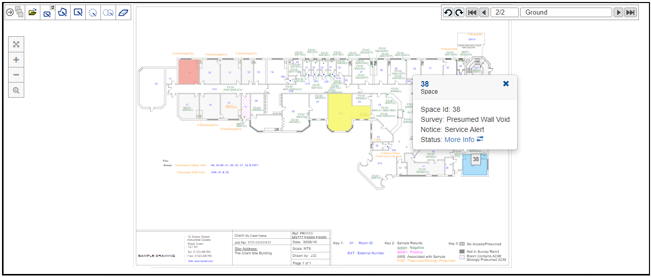  CAFM/IWMS - Dynamic Interaction with Floor-Plan 