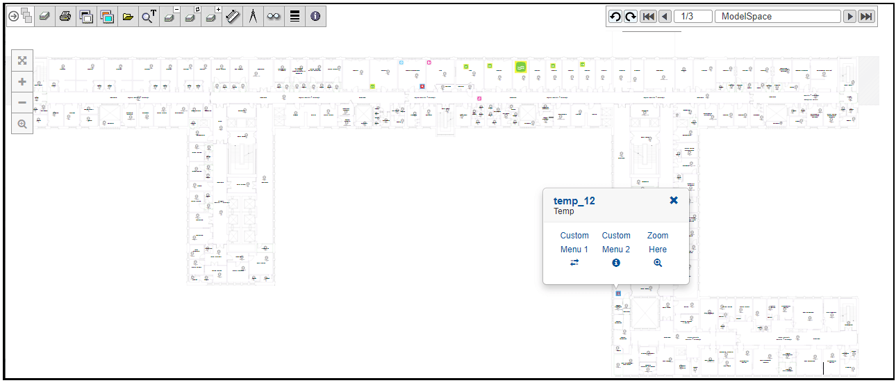  Space Icon Objects - Select SVG Icon Objects and place them on the CAD Canvas for interaction