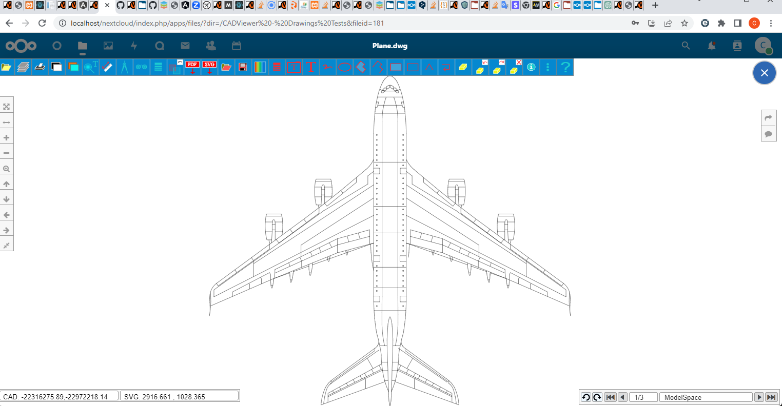 CADViewer NextCloud implementation